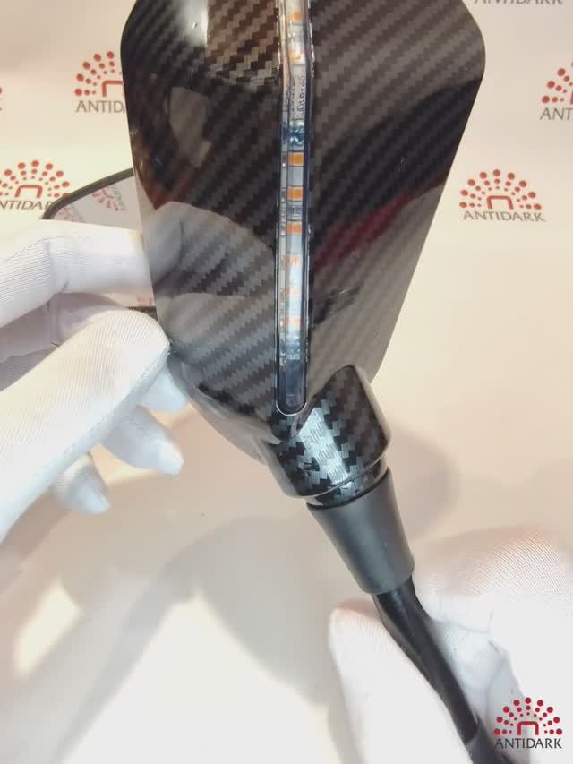 Зеркала на мотоциклы и скутера с  LED поворотниками смотреть онлайн