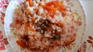 РАССЫПЧАТЫЙ ПЛОВ со свининой на сковороде