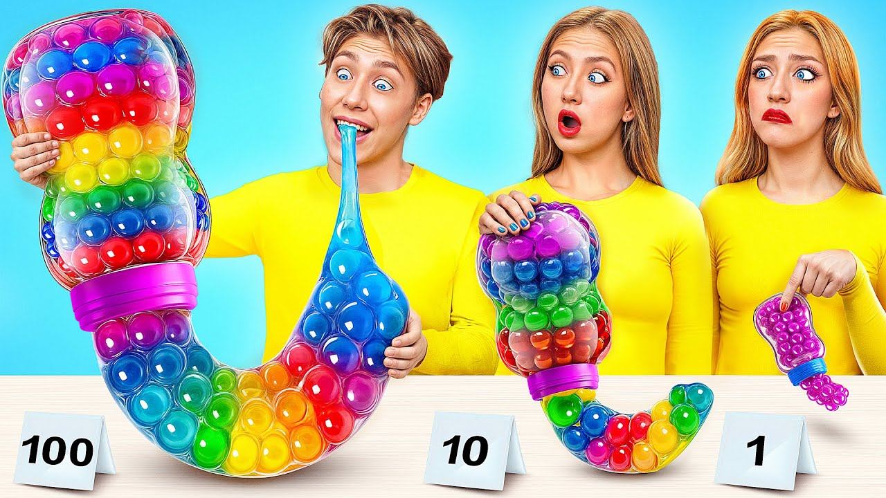 100 Слоев Еды Челлендж | Кулинарная Битва с Едой от Multi DO Challenge смотреть онлайн