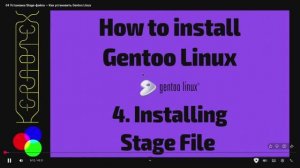 04 Установка Stage-файла — Как установить Gentoo Linux