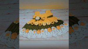 🌼Нарядное платье для девочки,вязаное крючком 🌼Вязание на заказ 🌼