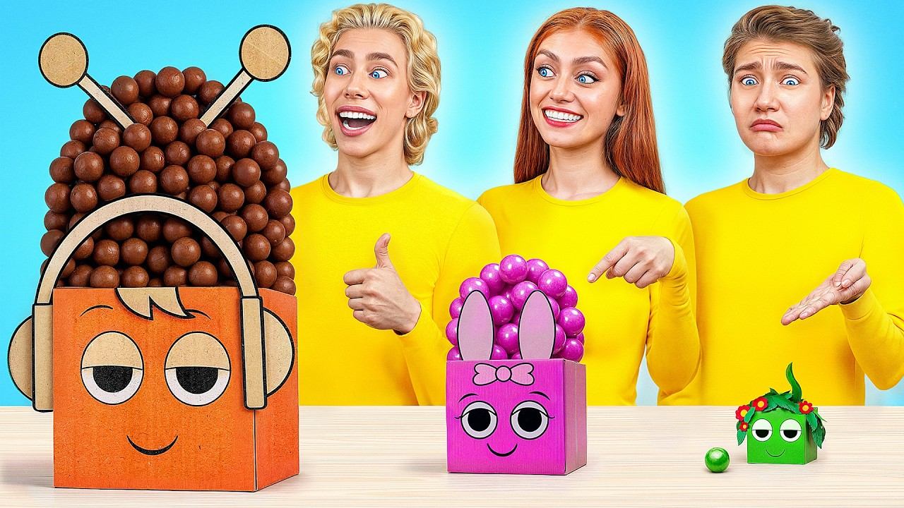 Большая, Средняя или Маленькая Тарелка Челлендж | Кухонные Лайфхаки и Хитрости от Multi DO Challenge смотреть онлайн