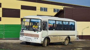 Автобус ПАЗ-32053 (В 455 ЕХ 122). Покатушки по Новоалтайску.