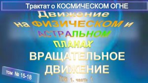 (15-18) ДВИЖЕНИЕ НА ФИЗИЧЕСКОМ И АСТРАЛЬНОМ ПЛАНАХ (5 гл) ВРАЩАТЕЛЬНОЕ ДВИЖЕНИЕ  - ТИБЕТЕЦ