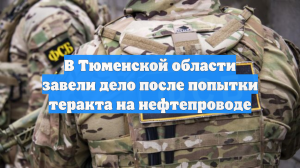В Тюменской области завели дело после попытки теракта на нефтепроводе