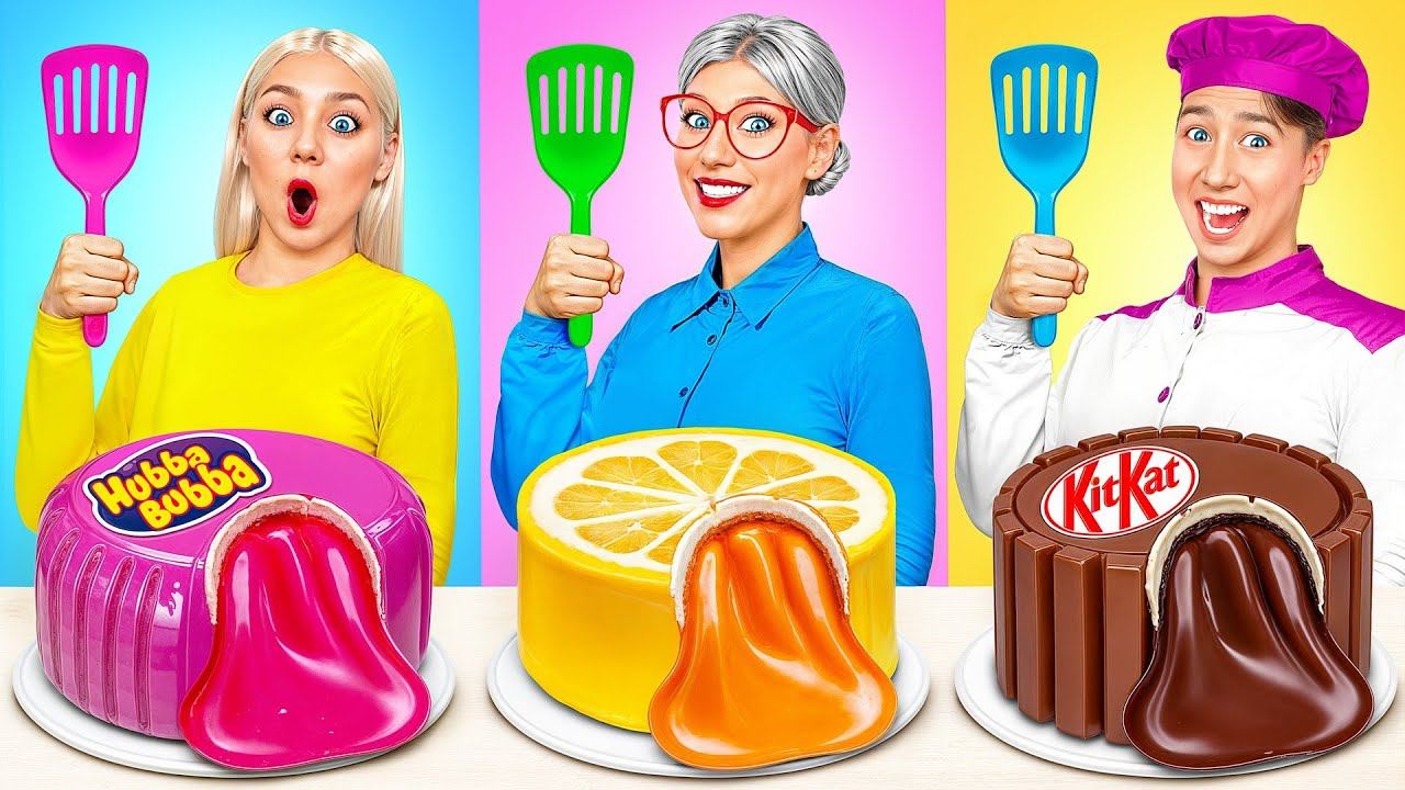 Кулинарный Челлендж: Я против Бабушки | Кулинарная Битва с Едой от Multi DO Challenge смотреть онлайн