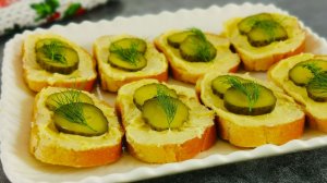 Бутерброды не хуже чем с икрой. Простые ингредиенты и яркий вкус