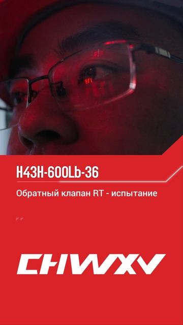 H43H-600LB-36 ОБРАТНЫЙ КЛАПАН RT-ИСПЫТАНИЕ  CHWXV