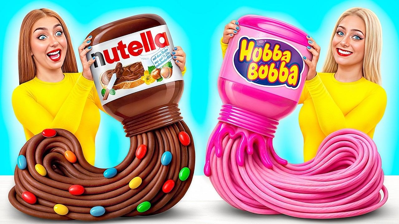 Жевательная Резинка vs Шоколадная Еда Челлендж | Кулинарная Битва с Едой от Multi DO Challenge смотреть онлайн