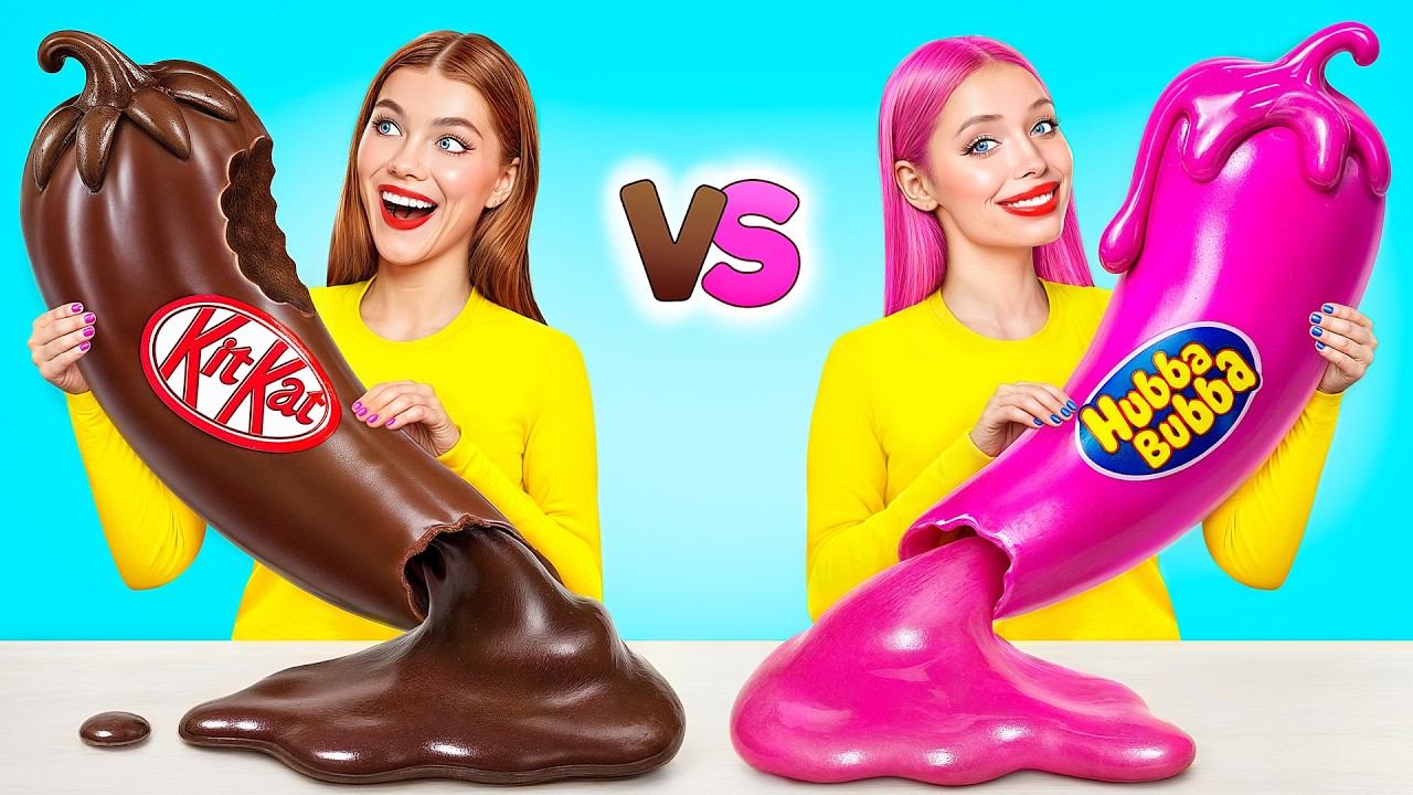 Жевательная Резинка vs Шоколадная Еда Челлендж | Смешные Кулинарные Войны от Multi DO Challenge смотреть онлайн