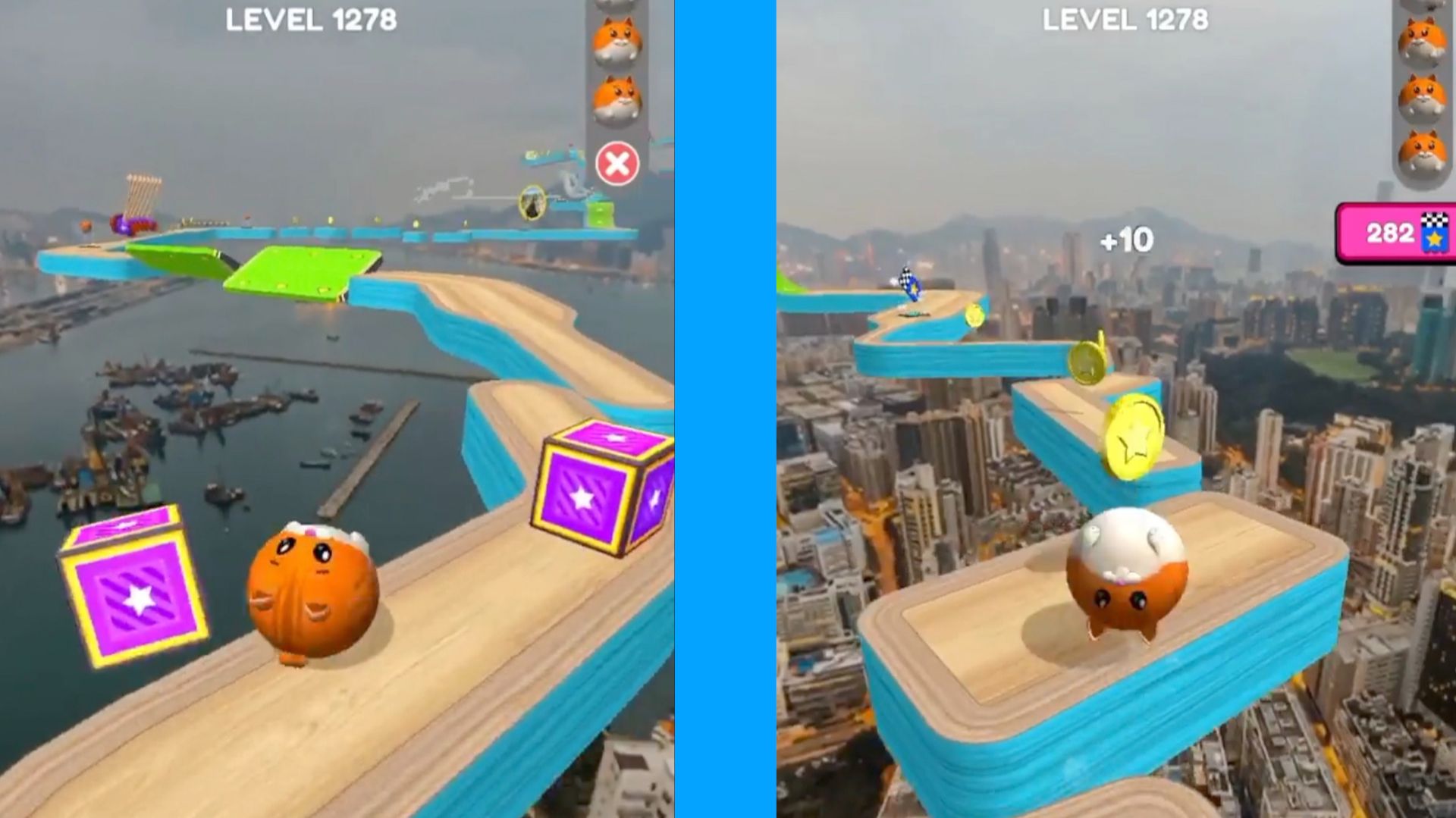 Going balls All Levels Gameplay IOS Android Going Balls level 1278 Speed Run смотреть онлайн