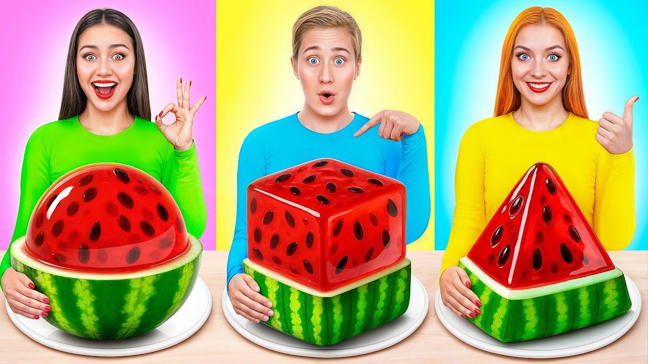 Геометрический Челлендж с Едой | Смешные Челленджи с Едой с Multi DO Challenge смотреть онлайн