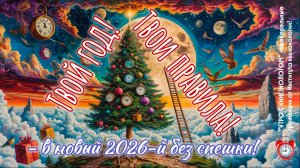 Твой год! Твои правила! – в новый 2026-й без спешки!