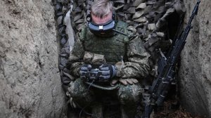 Российские дроны-охотники с помощью сеток сбивают украинские беспилотники