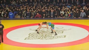 Артём Гобаев -Муса Махтиханов 57 кг.Осетия - Дагестан .Стенка на стенку.