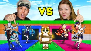 МАША vs ЕРОКС !Битва за редчайший брейнрот в Genshin Impact?! Геншин Импакт Ерокс и Маша!