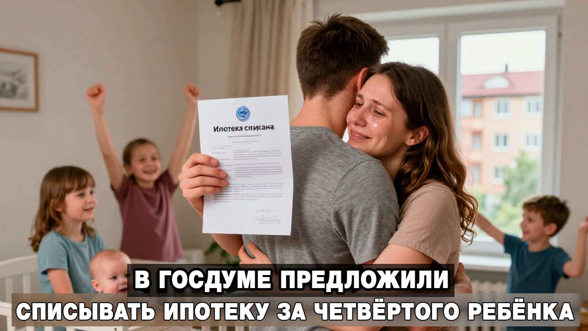 В Госдуме предложили списывать ипотеку за четвёртого ребёнка смотреть онлайн