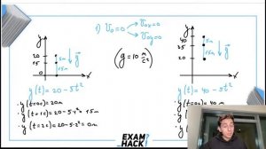 Шарик свободно падает без начальной скорости сначала с высоты 20 м над землей, а затем - №23411