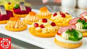 Гениально ПРОСТО! 5 закусок на КРЕКЕРАХ к празднику 🚀🔥