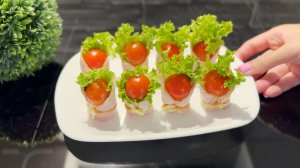 ЧУДО-ЗАКУСКА на Новогодний Стол 2024. Гости будут В ВОСТОРГЕ! Удивительно ПРОСТАЯ и КРАСИВАЯ ЗАКУСКА