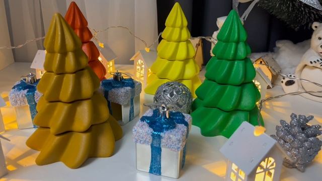 МНОГОЯРУСНАЯ ЁЛКА из ГИПСА смотреть онлайн