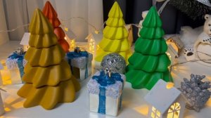 МНОГОЯРУСНАЯ ЁЛКА из ГИПСА