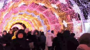 Световые тоннели в Москве