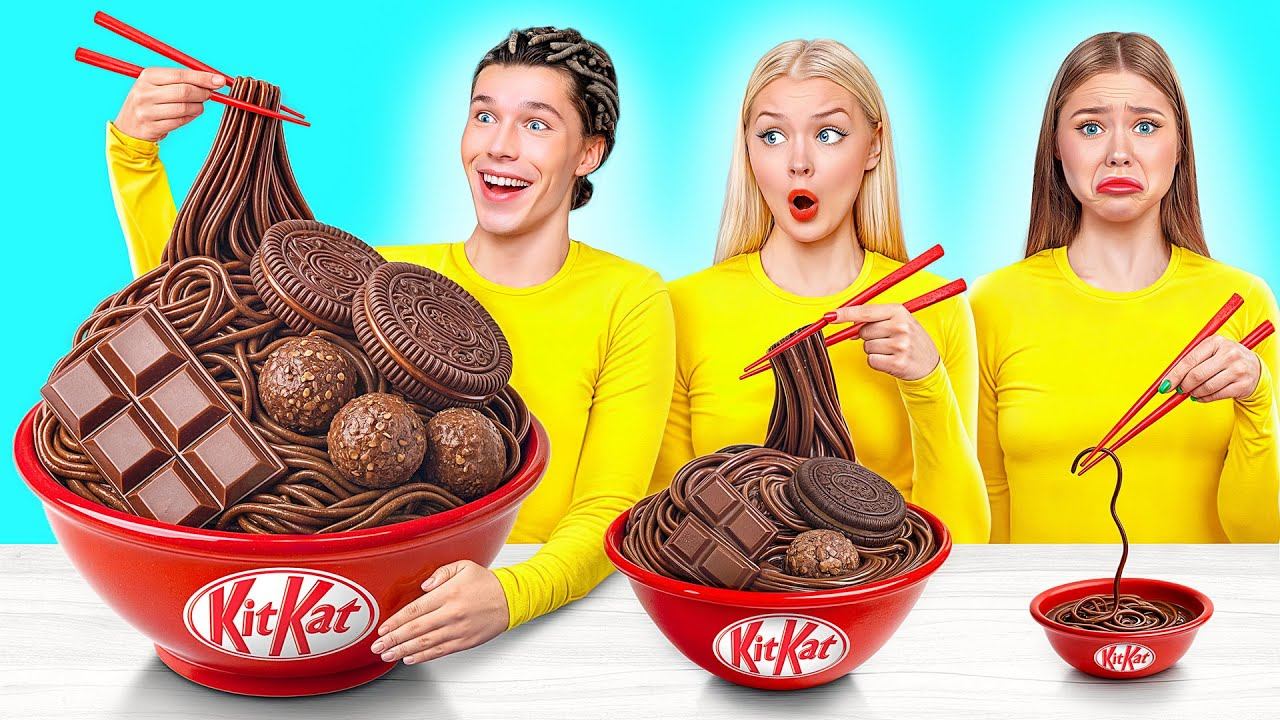 Большая, Средняя или Маленькая Тарелка Челлендж | Смешные Ситуации с Едой от Multi DO Challenge смотреть онлайн