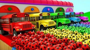 Семейные песенки для пальчиков - Цвета школьного автобуса - Детские стишки и песенки для малышей