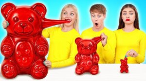 Большая, Средняя или Маленькая Тарелка Челлендж | Потрясающие Кулинарные Рецепты Multi DO Challenge