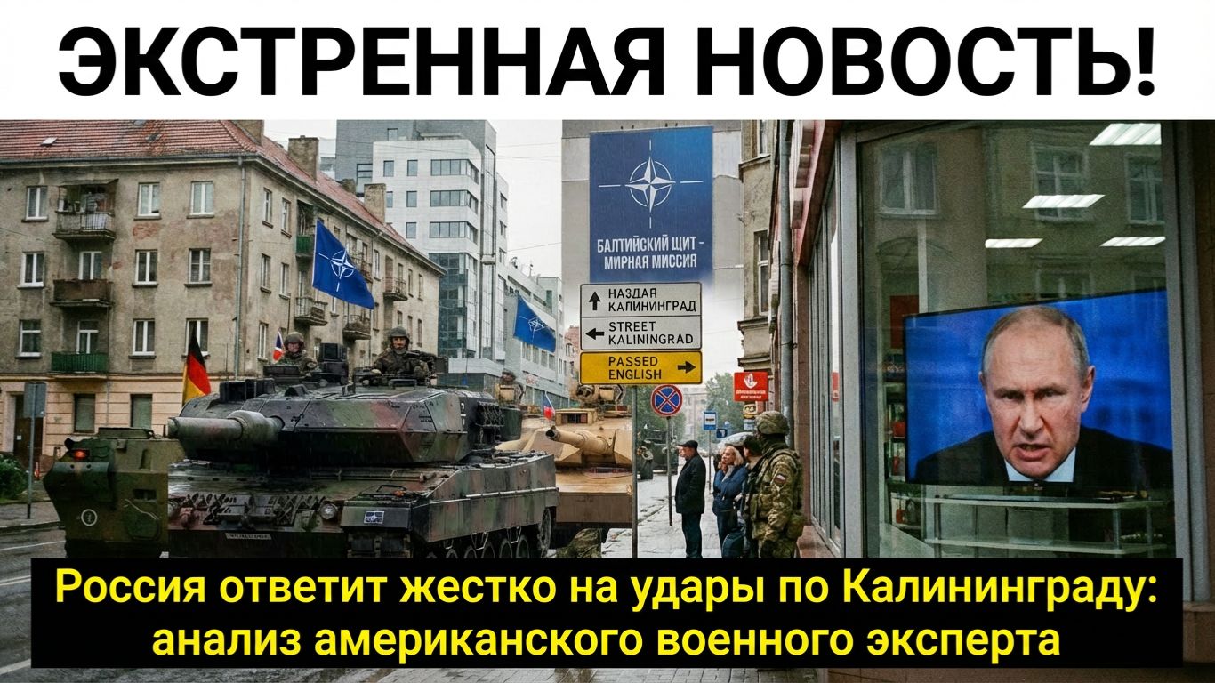 🔥 НАТО vs Калининград Эксперт предупреждает — ответ России будет мгновенным! смотреть онлайн