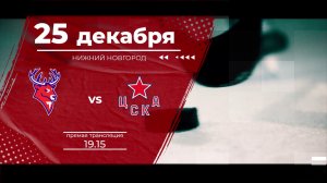 Матч КХЛ "Торпедо" - ЦСКА: следите за игрой на телеканале "Нижний Новгород 24" и на радио "Маяк"
