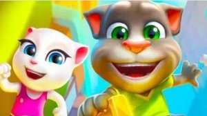 Говорящий Том бег за золотом.Бегите, прыгайте и мчитесь с Говорящим Томом в увлекательной погоне за