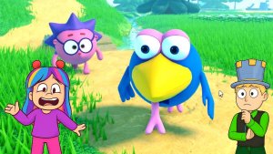 ДОМ НЮШИ и БАРАША бракованный! Смешарики в РОБЛОКС РП! Папа стал Карычем а дочка КРОШЕМ!