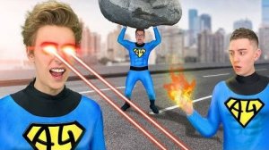 Стали СУПЕРГЕРОЯМИ на 24 Часа !   а4