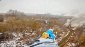 Работа операторов БПЛА в нп Прилипка Харьковской области