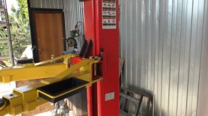 Самостоятельный монтаж подъемника #汽车升降机 #car lift