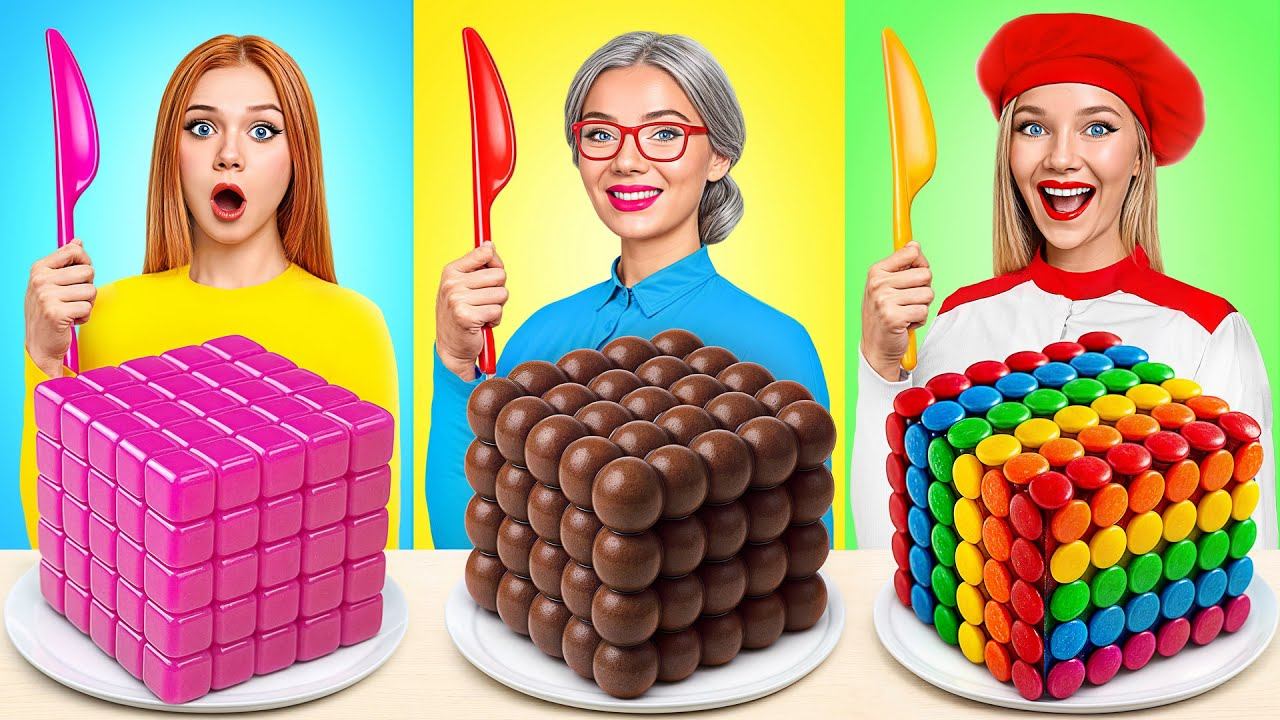 Кулинарный Челлендж: Я против Бабушки | Смешные Кухонные Войны от Multi DO Challenge смотреть онлайн