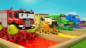 Нестандартные автобусные колеса (мы заменяем колеса шариками)-Песн