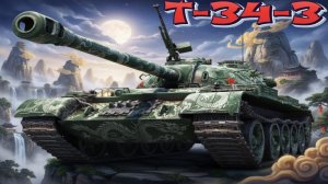 T-34-3  Проверяю его актуальность! Из легендарной коробки) #whinemachine #worldoftanks #миртанков