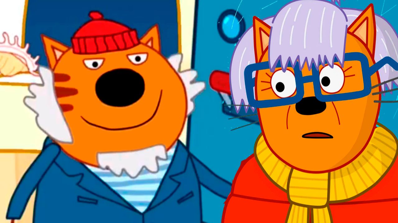 ТРИ КОТА - Видео Магнитофон Дедушки кота - Мультик Три кота смотреть онлайн