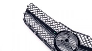 Решётка Mercedes E-class Coupe c207 09-13 хром обод и хром полоса