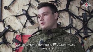 Боевая работа подразделения РЭБ группировки войск «Север»