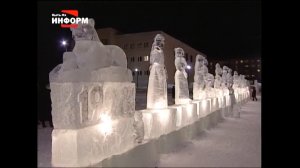 Зарисовка "Ледовые городки" (Архивы нашеи памяти)