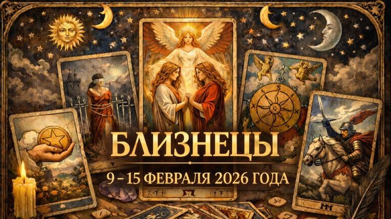 🔮 Таро-прогноз для Близнецов с 9 по 15 февраля 2026 года — неделя выборов и честных решений ✨ смотреть онлайн