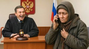 Судья смеялся над бездомной старушкой, а когда она сделала всего один звонок - он был ошарашен!