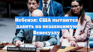 Небензя: США пытаются давить на независимую Венесуэлу