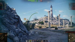 Мир танков. Натиск. Утёс. Бой на Об.140. Взял 2 фрага. Победа.