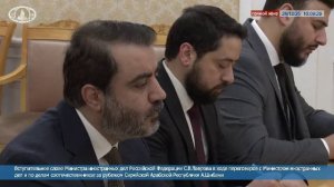 🔴 #ПрямойЭфир: Вступительное слово С.В.Лаврова в ходе переговоров с А.Шибани