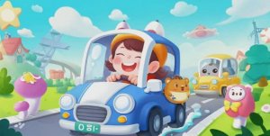 Пёстрые машинки мультик